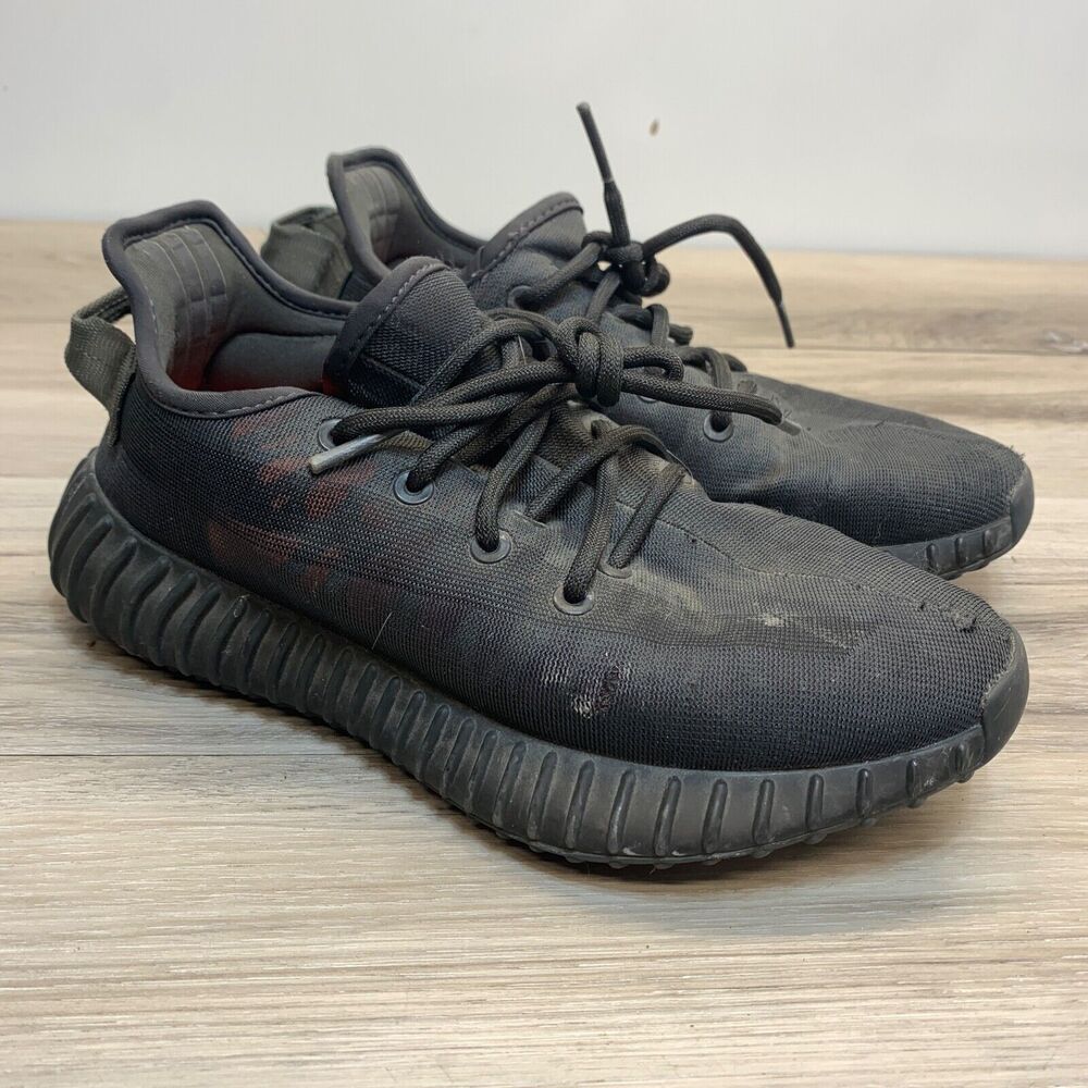 Adidas Yeezy Boost 350 v2 Mono Cinder Kanye West Black Men Sneaker Size 5.5 38